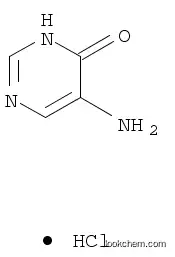 Molecular Structure of 106913-64-8 (5-AMino-4-hydroxypyriMidine hydrochloride)